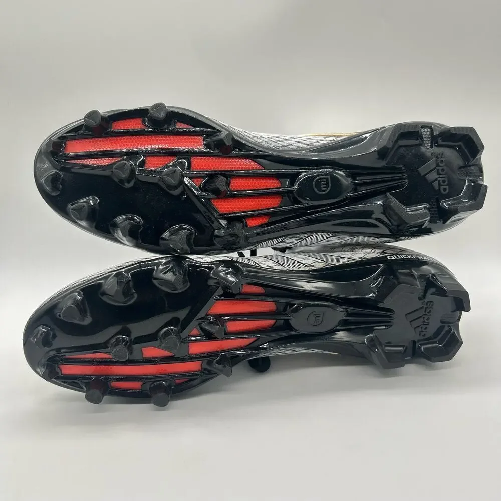 Adidas‎ Shoes Mens 14 White Crazy Quick Mid Performance Football Cleats NEW